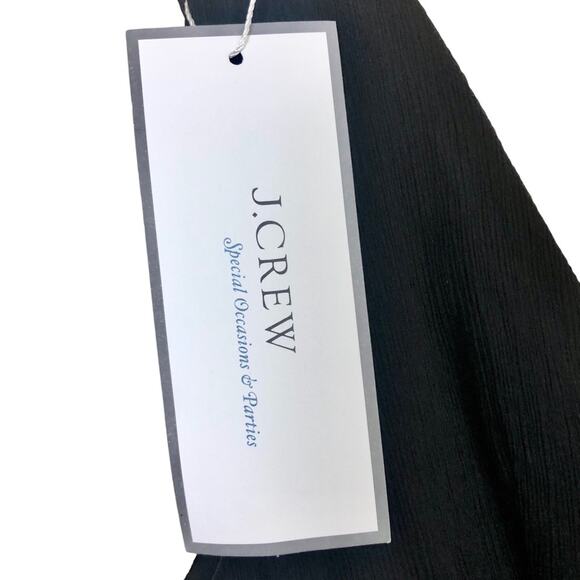 J. Crew Louisa 100% Silk Ruffled V-Neck Sleeveless Knee Length A-line Dress 4 - Picture 11 of 11